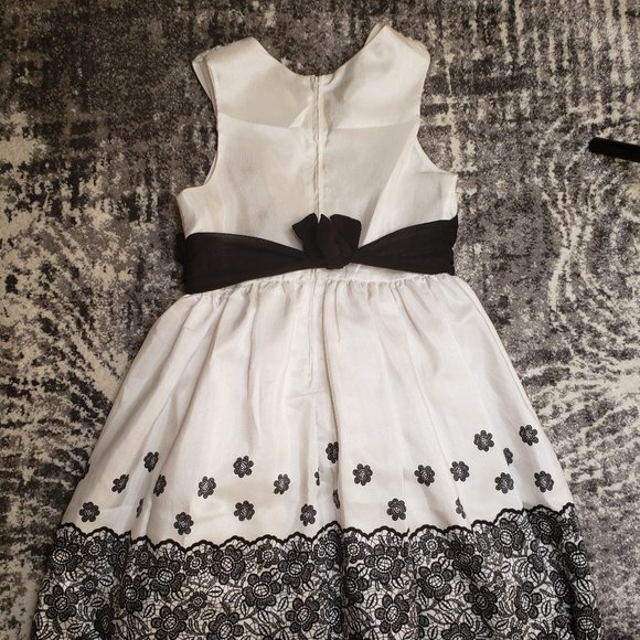 Black and White Dress for Girls - Picture 7 of 10